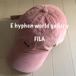 イーハイフンワールドギャラリー(E hyphen world gallery)のFILA × E hyphenコラボキャップ(キャップ)