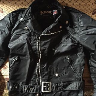 ショット(schott)のschott ナイロンダブルライダース(ライダースジャケット)