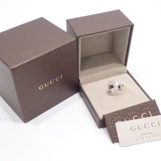 グッチ(Gucci)のA418 美品 グッチ アイコンリング K18 WG 750 12号(リング(指輪))