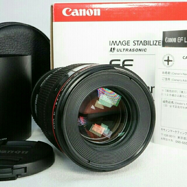Canon - 極美品 Canon EF100mm F2.8Lマクロ IS USM キャノン
