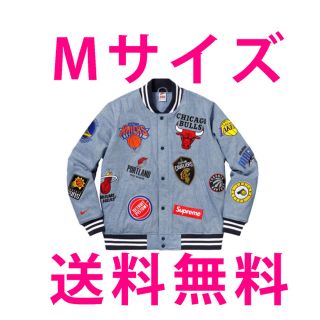 シュプリーム(Supreme)のsupreme nike nba warm-up denim jacket(Gジャン/デニムジャケット)