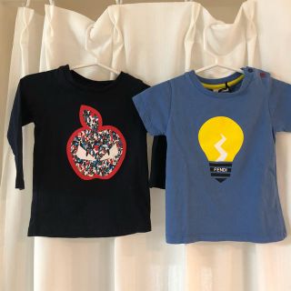 フェンディ(FENDI)の新品 フェンディ  Tシャツ2点 12M(Ｔシャツ)