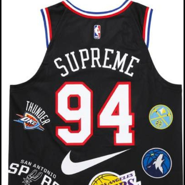 最安★supreme NBA teams Jersy★新品未開封 XL