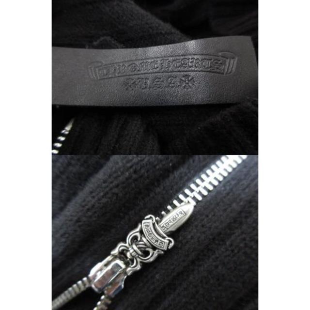 Chrome Hearts(クロムハーツ)の【極美品】 クロムハーツ クロスパッチ カシミヤ セーター 黒  メンズのトップス(ニット/セーター)の商品写真