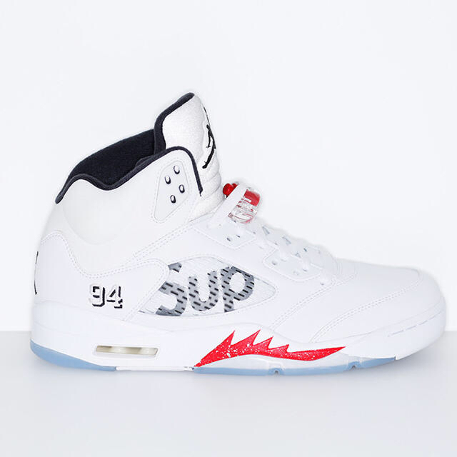 Supreme(シュプリーム)のsupreme jordan 5 29cm US11 ホワイト メンズの靴/シューズ(スニーカー)の商品写真