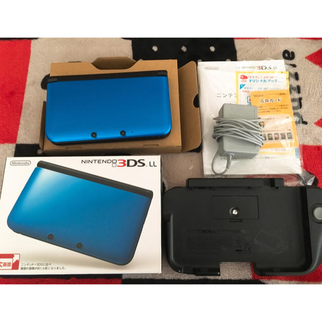 【早いのも勝ち】ニンテンドー3DS LL ブルー×ブラック