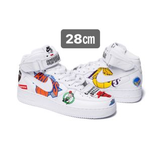 シュプリーム(Supreme)のシュプリーム NBA Teams Air Force 1 Mid 28 NIKE(スニーカー)