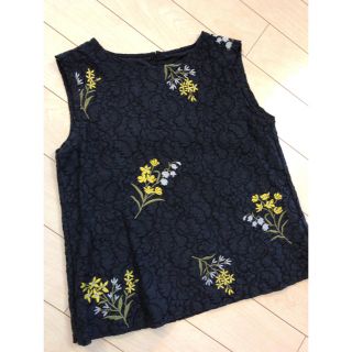 シップスフォーウィメン(SHIPS for women)のシップスで購入 花柄刺繍トップス(シャツ/ブラウス(半袖/袖なし))