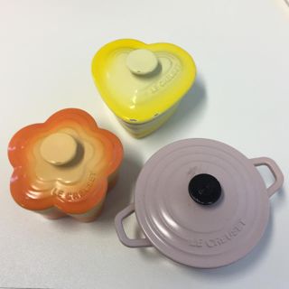 ルクルーゼ(LE CREUSET)のル・クルーゼマグネットと小物いれ(収納/キッチン雑貨)