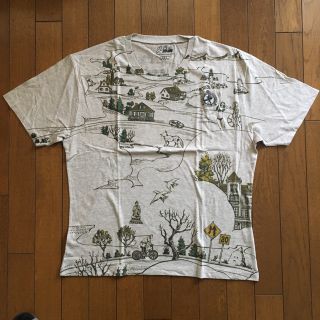 (未使用) ジョジョTシャツ 杜王町 総柄(青年漫画)