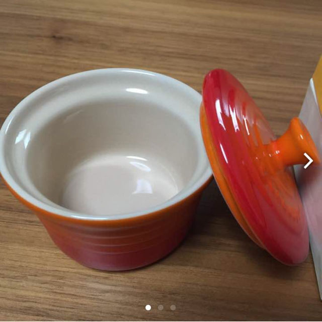 LE CREUSET(ルクルーゼ)のルクルーゼ スモールラムカン ２個セット インテリア/住まい/日用品のキッチン/食器(テーブル用品)の商品写真