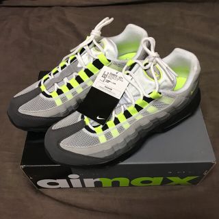 ナイキ(NIKE)のNIKE AIR MAX 95 OG NEON 28.5㎝ 国内正規品 イエロー(スニーカー)