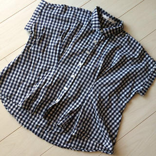 サマンサモスモス(SM2)のSM2ギンガムチェック半袖シャツ(シャツ/ブラウス(半袖/袖なし))
