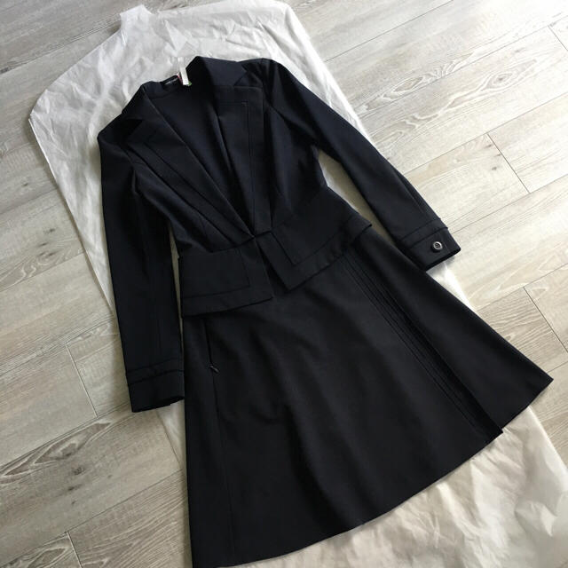 フォクシー ジャケット スカート 38 ネイビースーツ