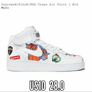 シュプリーム(Supreme)のbelieber様専用 AF1 US10 28.0 white(スニーカー)