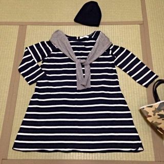 アズールバイマウジー(AZUL by moussy)のボーダーワンピ 値下げしました❤︎(ミニワンピース)