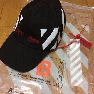 オフホワイト(OFF-WHITE)のoff−white キャップ ♡美品♡(キャップ)