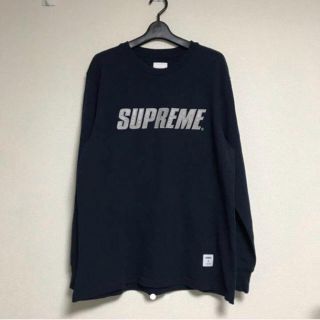 シュプリーム(Supreme)のSupreme Metallic Logo L/S ロンT(Tシャツ/カットソー(七分/長袖))