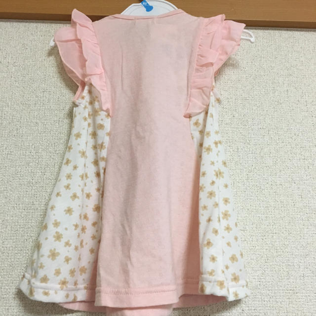 kid’s zoo(キッズズー)のキッズズー＊ノースリーブチュニック＊新品 キッズ/ベビー/マタニティのキッズ服女の子用(90cm~)(Tシャツ/カットソー)の商品写真