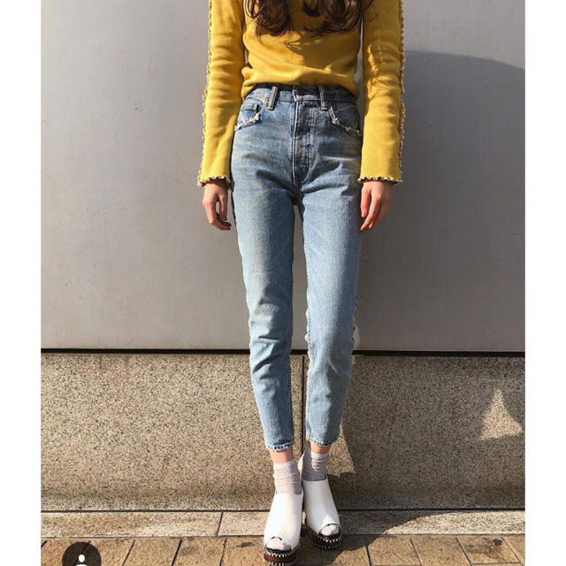 MOUSSY MVS SKINNY 24インチ マウジースキニーデニム-