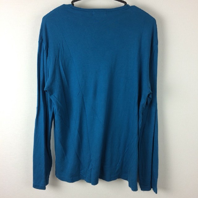 BURBERRY BLACK LABEL(バーバリーブラックレーベル)の美品 BURBERRY BLACK LABEL 長袖カットソー ターコイズブルー メンズのトップス(Tシャツ/カットソー(七分/長袖))の商品写真