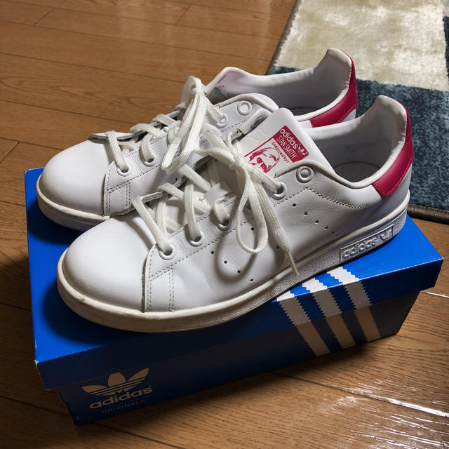 adidas stan smith j スニーカー ピンク 【B32703】