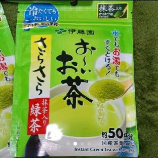 イトウエン(伊藤園)の【伊藤園　おーいお茶　さらさら抹茶入り緑茶　6袋　まとめ売り】(茶)