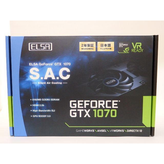 【新品・未開封】ELSA GeForce GTX 1070 8GB S.A.C