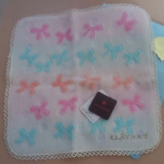 クレイサス(CLATHAS)のnegitoro様専用🎀CLATHAS  リボン柄タオルハンカチ🎀(ハンカチ)