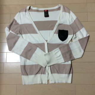 ダブルスタンダードクロージング(DOUBLE STANDARD CLOTHING)のダブスタ ボーダーカーディガン(カーディガン)