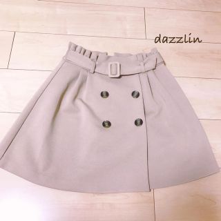 ダズリン(dazzlin)のdazzlin  トレンチ台形スカート(ひざ丈スカート)