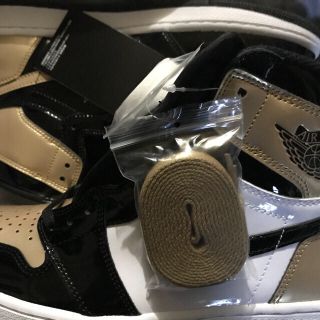 ナイキ(NIKE)のAIR JORDAN 1 RETRO HIGH OG NRG GOLD TOE (スニーカー)