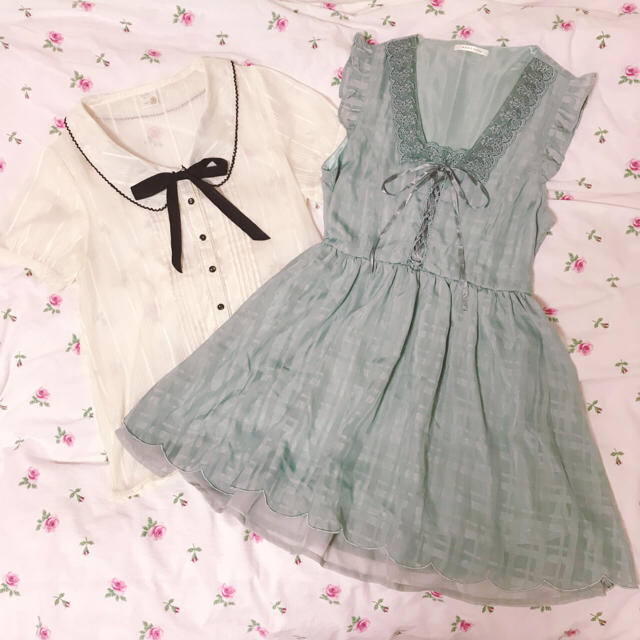 axes femme(アクシーズファム)のblouse & dress set レディースのワンピース(ひざ丈ワンピース)の商品写真