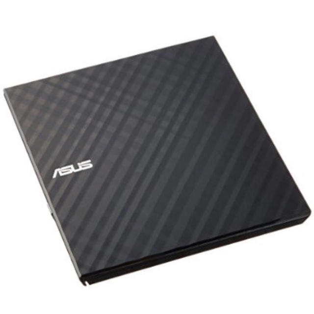 ASUS(エイスース)の値下げ ASUS 外付けDVDドライブ ブラック スマホ/家電/カメラのPC/タブレット(PC周辺機器)の商品写真