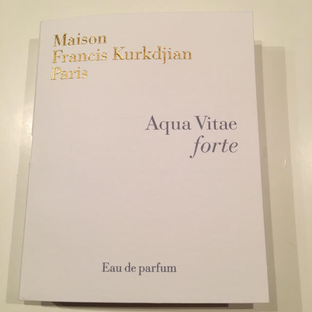 Maison Francis Kurkdjian(メゾンフランシスクルジャン)のメゾン フランシス クルジャン アクア ヴィタエ フォルテ オードパルファム コスメ/美容の香水(香水(女性用))の商品写真