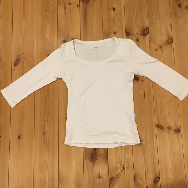 UNIQLO(ユニクロ)のUNIQLO / スーピマコットンクルーネックT（７分袖） レディースのトップス(Tシャツ(長袖/七分))の商品写真