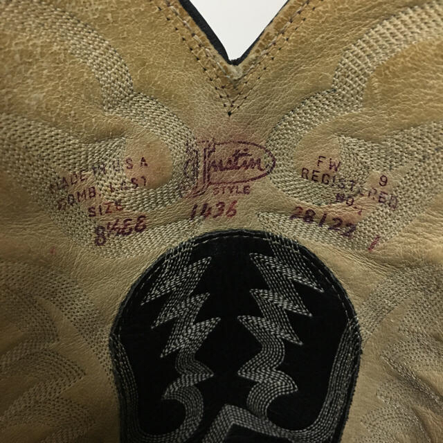 Tony Lama(トニーラマ)のジャスティン ウェスタンブーツ US 8.5 EE メンズの靴/シューズ(ブーツ)の商品写真