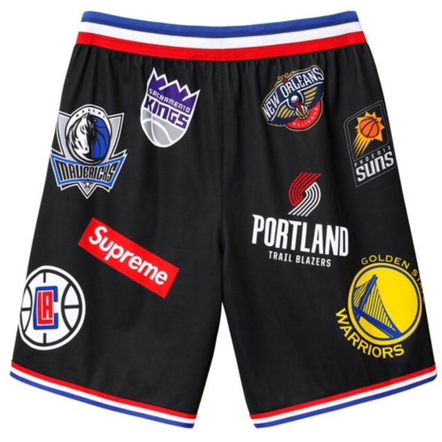Supreme - 18ss Supreme Nike NBA Authentic Short 黒の通販 by ...