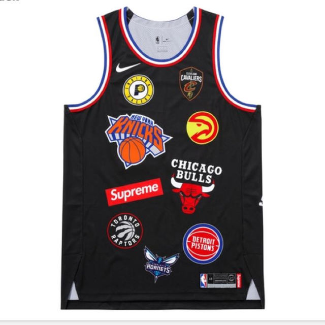 SUPREME NIKE NBA コラボ Ｌサイズ 黒のサムネイル