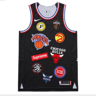 supreme NIKE NBA タンクトップ 黒 M