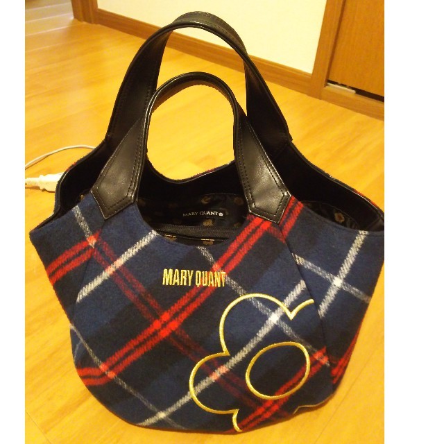 MARY QUANT(マリークワント)のお値下げ⤵️マリクワ デイジーチェック柄トート レディースのバッグ(トートバッグ)の商品写真