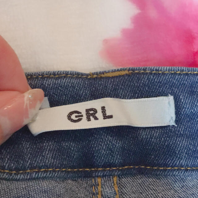 GRL(グレイル)のGRL グレイル ダメージデニム レディースのパンツ(デニム/ジーンズ)の商品写真