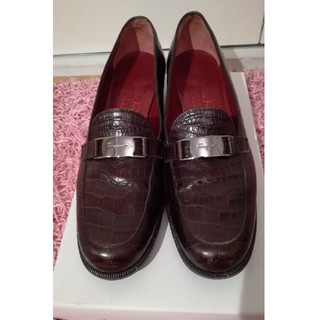 サルヴァトーレフェラガモ(Salvatore Ferragamo)のフェラガモFerragamoローファーUS7.5AA 細幅・幅狭(ローファー/革靴)