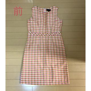 タルボット(TALBOTS)のタルボット チェック柄ワンピース(ひざ丈ワンピース)