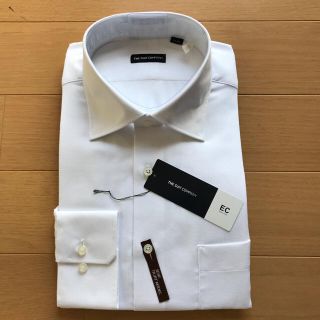 スーツカンパニー(THE SUIT COMPANY)のスーツカンパニー長袖ドレスシャツL41-84織り柄カッタウェイ新品(シャツ)