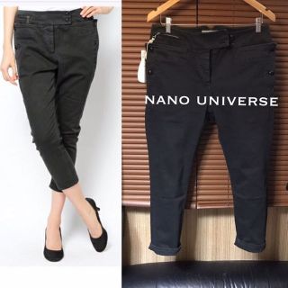 ナノユニバース(nano・universe)の《★ nano universe ★》新品未使用☆オーバーダイマリンパンツ(クロップドパンツ)