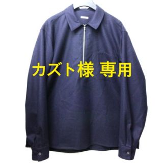 コモリ(COMOLI)のCOMOLI フラノZIPシャツ コモリ AURALEE オーラリー(シャツ)