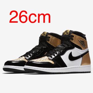 ナイキ(NIKE)の☆新品 26cm NIKE JORDAN 1 RETRO HIGH GOLD☆(スニーカー)