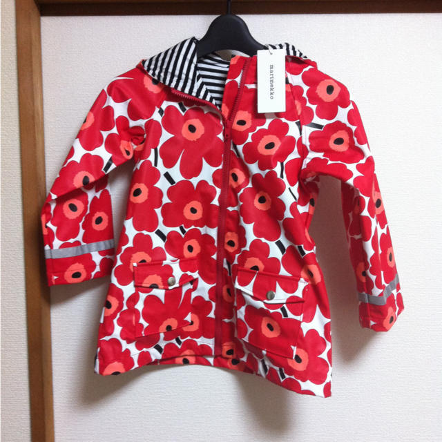 marimekko(マリメッコ)のマリメッコ♡ウニッコKIDSレインコート キッズ/ベビー/マタニティのキッズ服女の子用(90cm~)(その他)の商品写真