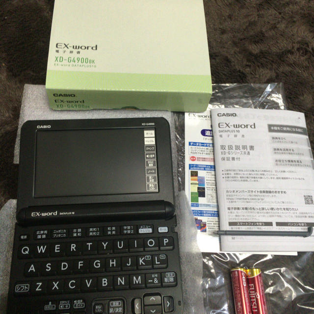 販売割引 カシオ 電子辞書 エクスワード【高校生・上位モデル】（ブラックXD-G4900- スマホ/家電/カメラ